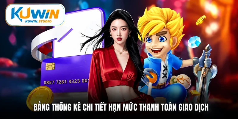 Bảng thống kê chi tiết hạn mức thanh toán giao dịch
