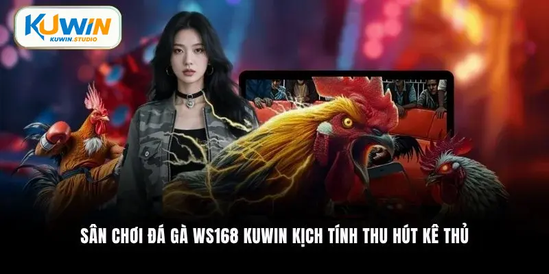 Sân chơi đá gà WS168 Kuwin kịch tính thu hút kê thủ